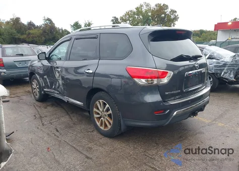 2014 Nissan Pathfinder Sl из США, поврежденный, VIN 5N1AR2MN6EC735336